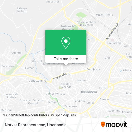Norvet Representacao map