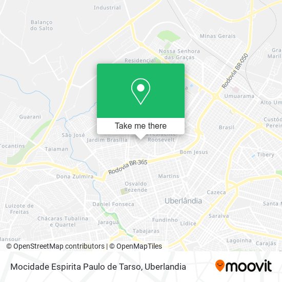 Mapa Mocidade Espirita Paulo de Tarso