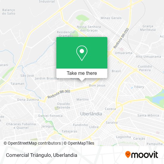 Comercial Triângulo map