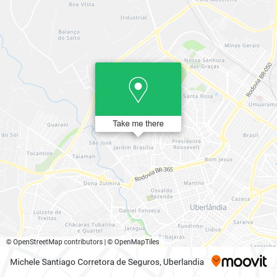 Michele Santiago Corretora de Seguros map