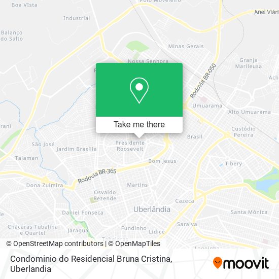 Mapa Condominio do Residencial Bruna Cristina