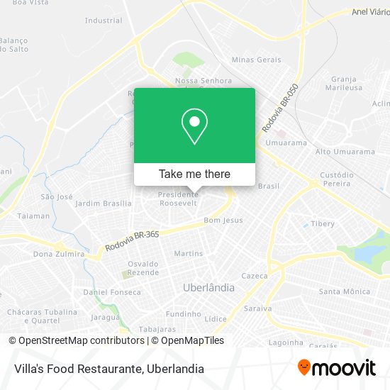 Mapa Villa's Food Restaurante