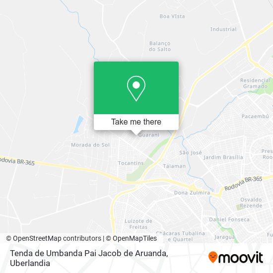 Tenda de Umbanda Pai Jacob de Aruanda map