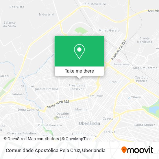 Comunidade Apostólica Pela Cruz map