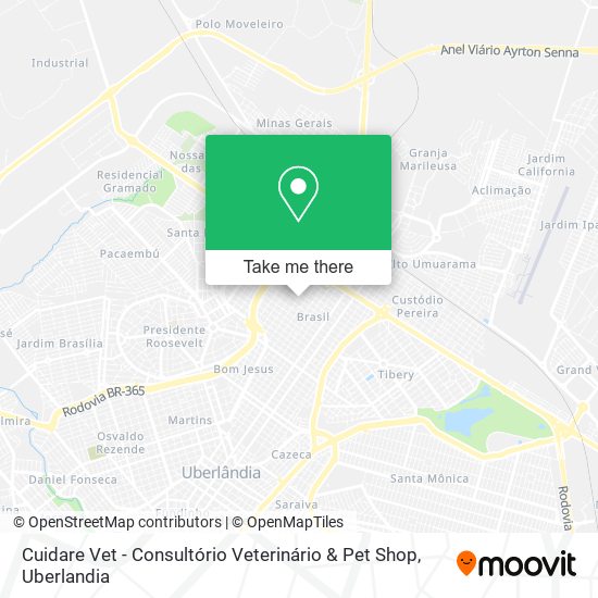 Cuidare Vet - Consultório Veterinário & Pet Shop map