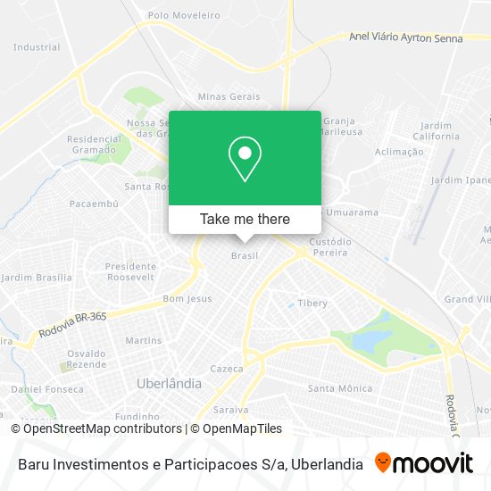 Baru Investimentos e Participacoes S / a map