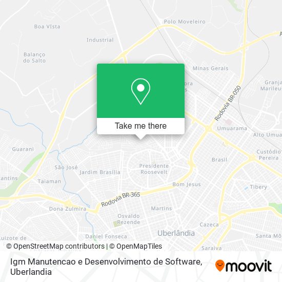 Mapa Igm Manutencao e Desenvolvimento de Software