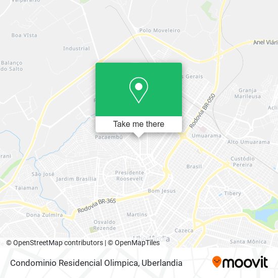 Mapa Condominio Residencial Olimpica