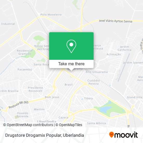 Drugstore Drogamix Popular map