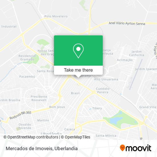 Mercados de Imoveis map