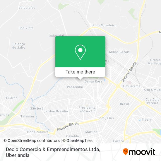 Decio Comercio & Empreendimentos Ltda map