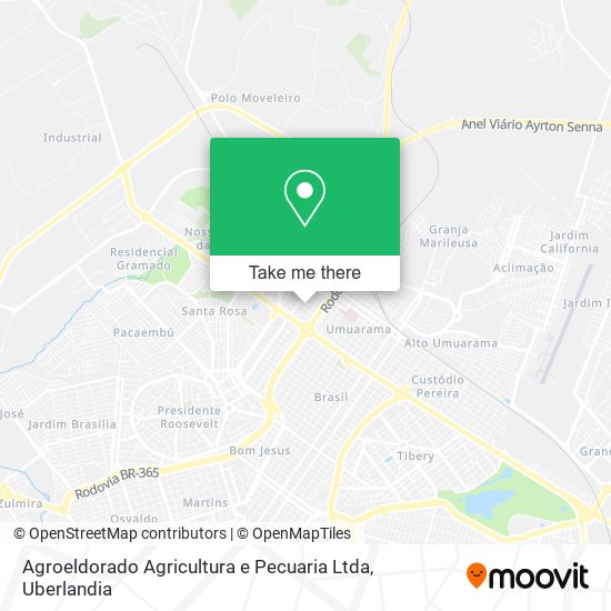 Agroeldorado Agricultura e Pecuaria Ltda map