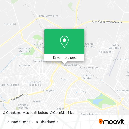 Pousada Dona Zilá map