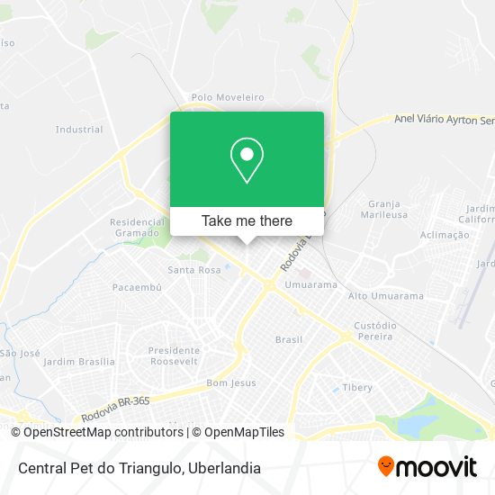 Central Pet do Triangulo map