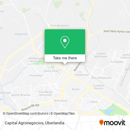 Capital Agronegócios map
