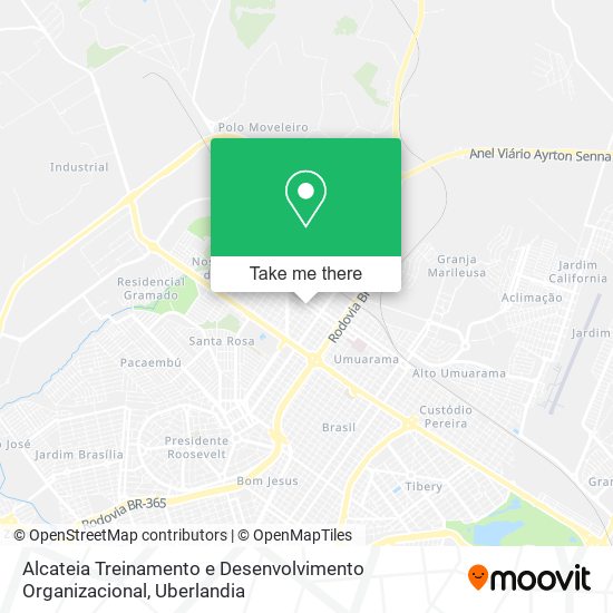 Mapa Alcateia Treinamento e Desenvolvimento Organizacional