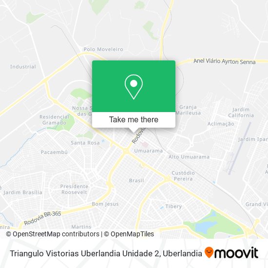 Triangulo Vistorias Uberlandia Unidade 2 map
