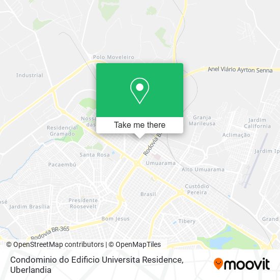 Condominio do Edificio Universita Residence map