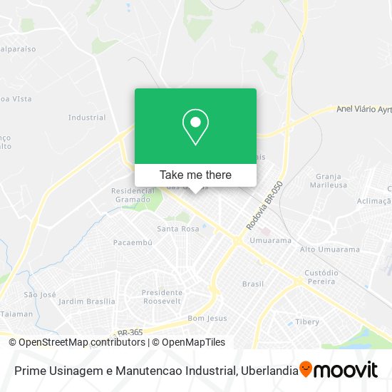 Prime Usinagem e Manutencao Industrial map