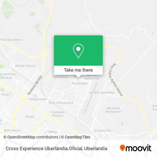 Cross Experience Uberlândia.Oficial map