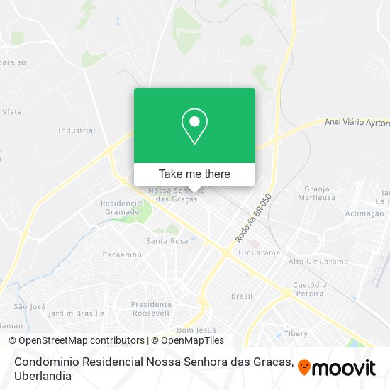Mapa Condominio Residencial Nossa Senhora das Gracas
