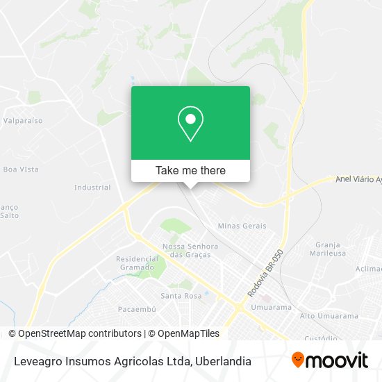 Leveagro Insumos Agricolas Ltda map