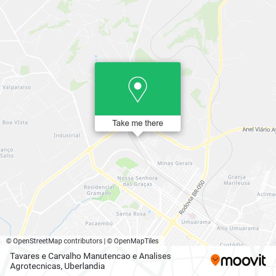 Mapa Tavares e Carvalho Manutencao e Analises Agrotecnicas