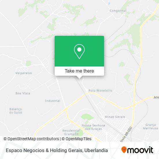 Espaco Negocios & Holding Gerais map