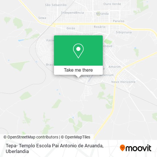 Tepa- Templo Escola Pai Antonio de Aruanda map