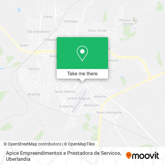 Mapa Apice Empreendimentos e Prestadora de Servicos