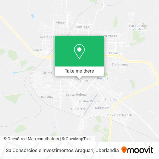 Sa Consórcios e Investimentos Araguari map