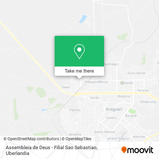 Assembleia de Deus - Filial Sao Sebastiao map