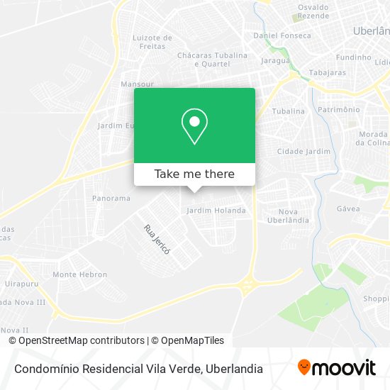 Mapa Condomínio Residencial Vila Verde