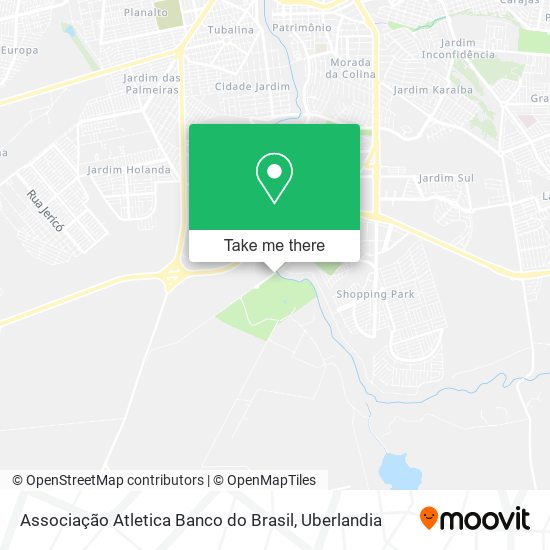 Mapa Associação Atletica Banco do Brasil