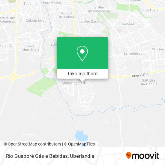 Rio Guaporé Gás e Bebidas map