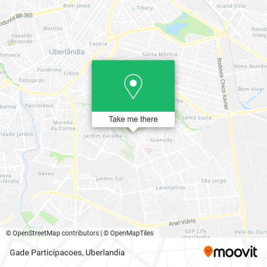 Gade Participacoes map