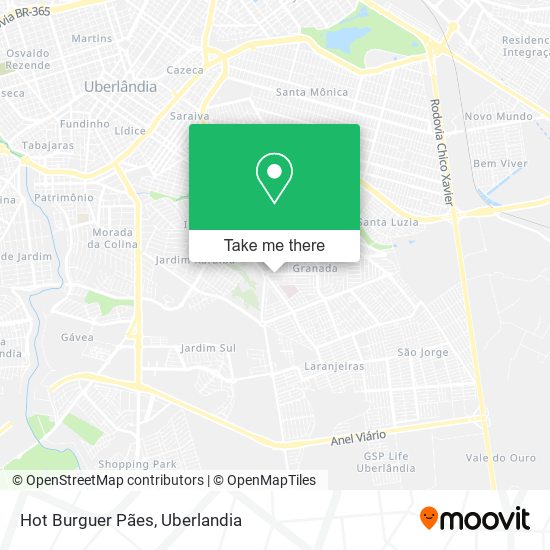 Hot Burguer Pães map