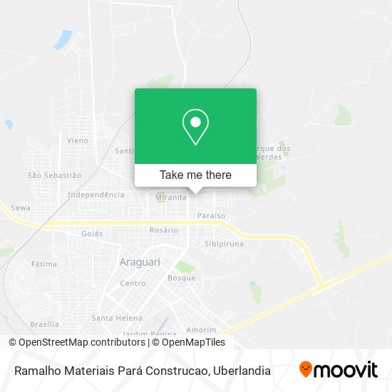 Ramalho Materiais Pará Construcao map