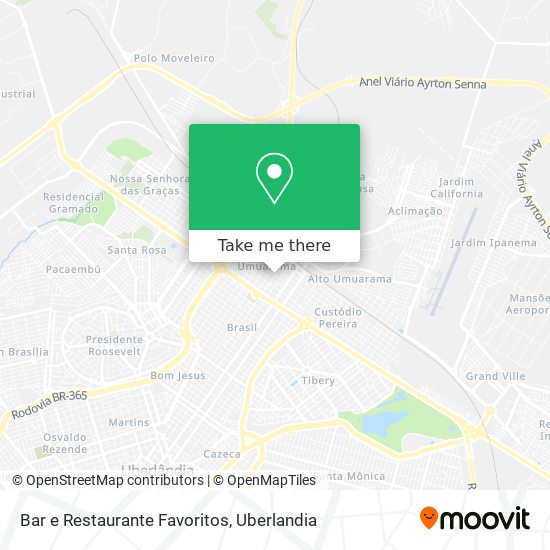 Bar e Restaurante Favoritos map