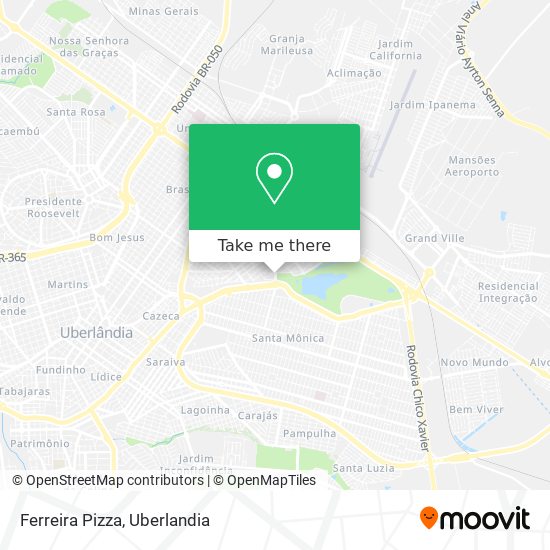 Mapa Ferreira Pizza