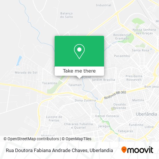 Rua Doutora Fabiana Andrade Chaves map