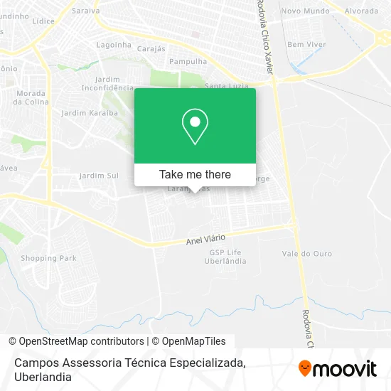 Campos Assessoria Técnica Especializada map