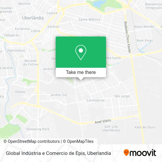Global Indústria e Comercio de Epis map