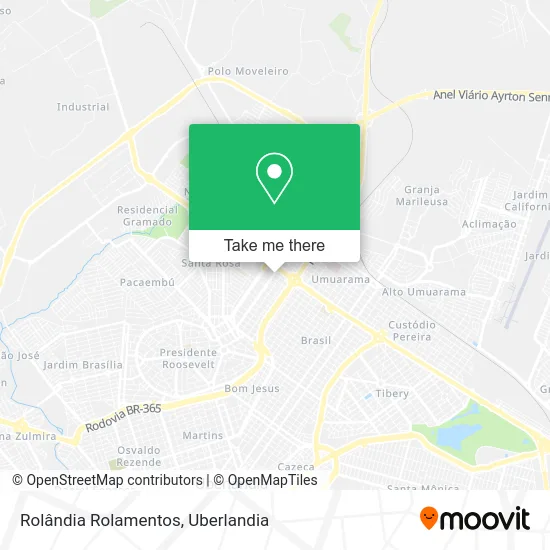 Rolândia Rolamentos map
