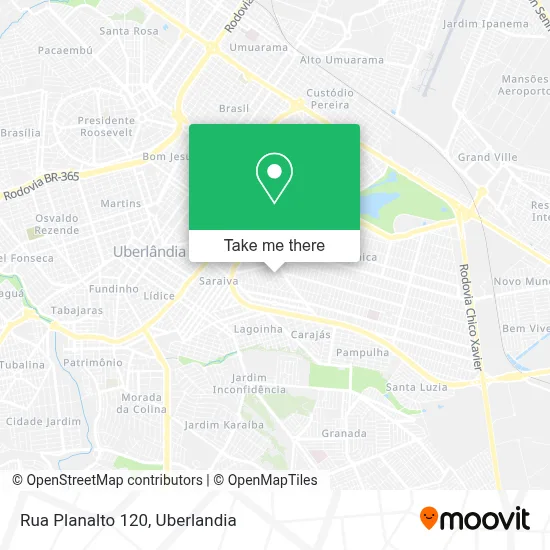 Rua Planalto 120 map