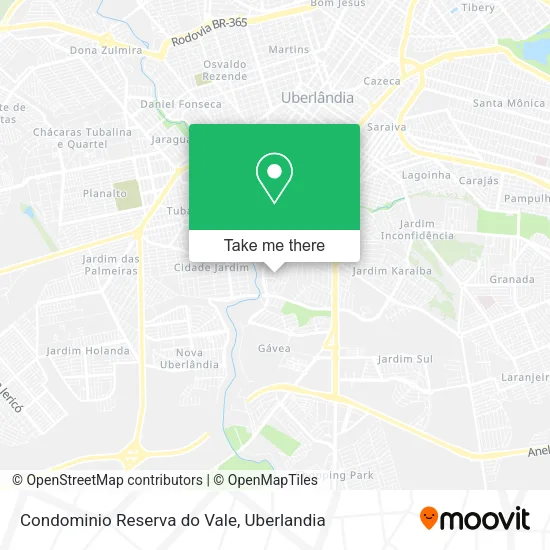 Condominio Reserva do Vale map