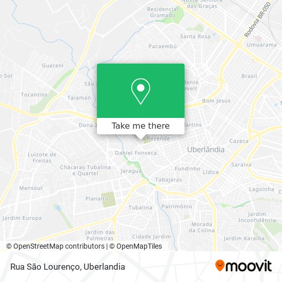 Rua São Lourenço map