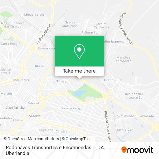 Mapa Rodonaves Transportes e Encomendas LTDA