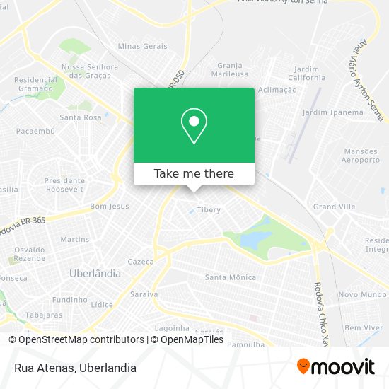 Mapa Rua Atenas