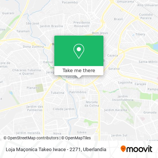 Mapa Loja Maçonica Takeo Iwace - 2271